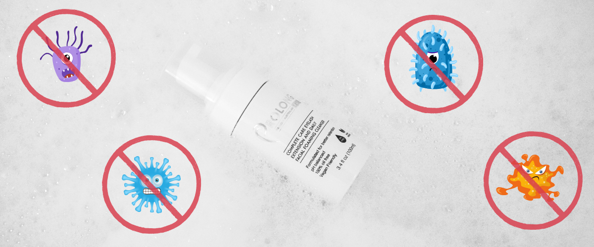 How Prolong Lash Cleanser Stops the Growth of Harmful Bacteria