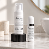  Daily lash cleanser beside eyelash hygiene cleansing mist.