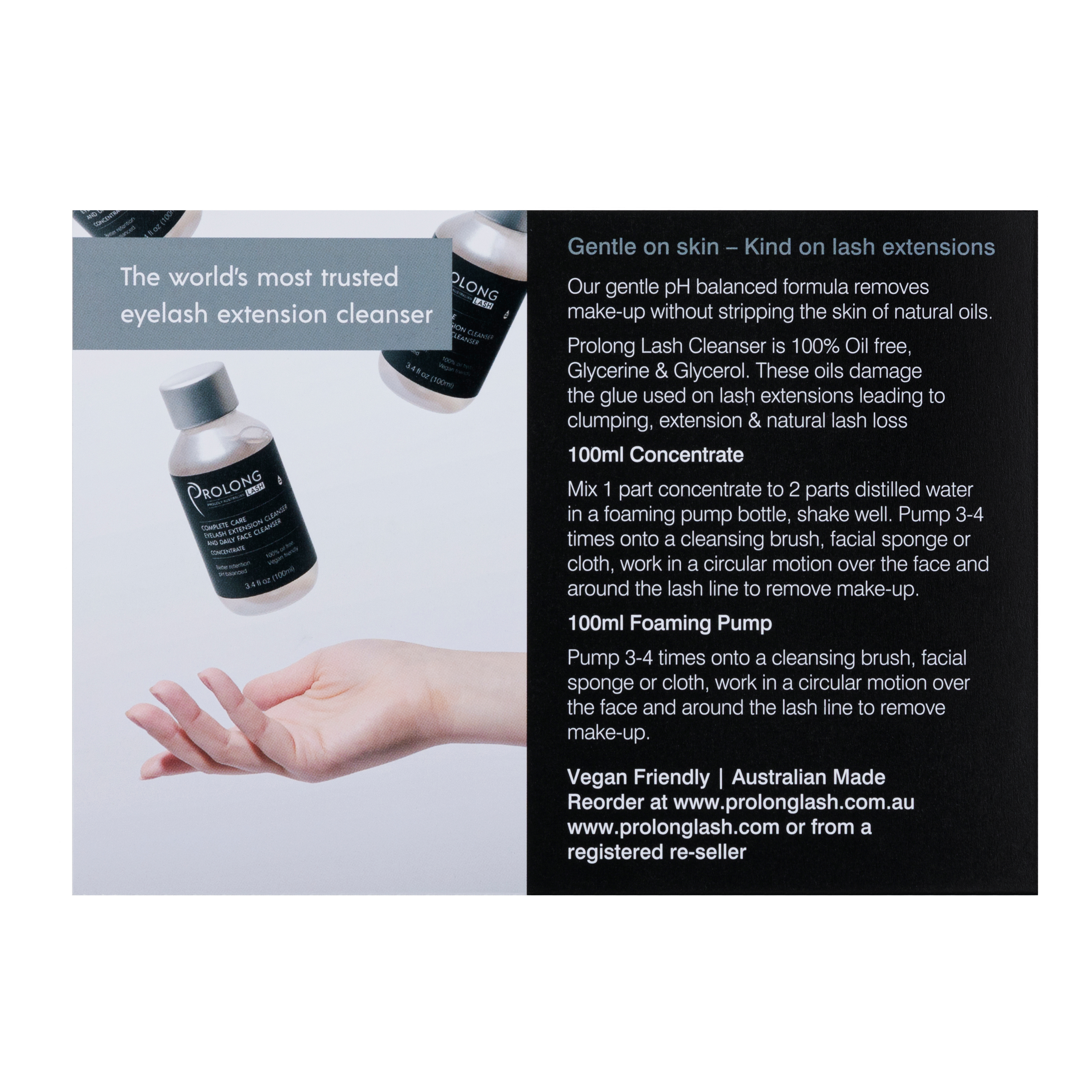 BUY BULK & SAVE - CLIENT AFTERCARE CARDS - CLEANSER CONCENTRATE