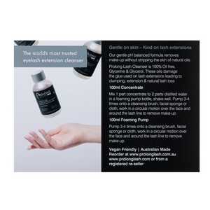 CLIENT AFTERCARE CARDS - CLEANSER CONCENTRATE X 5 CARDS