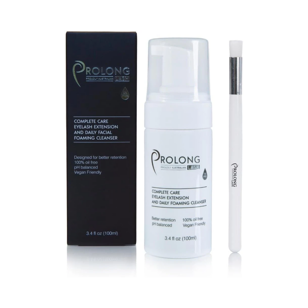 EYELASH EXTENSION FOAMING CLEANSER PUMP 100ml AND BRUSH