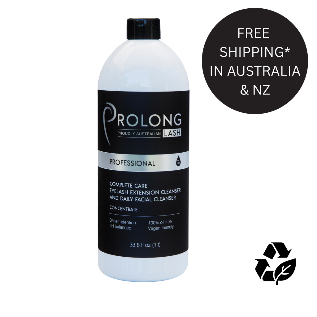 1 Litre Prolong Lash Cleanser Concentrate - Pump-Free, Planet-Friendly