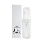 Unlabelled lash cleanser bottle and box