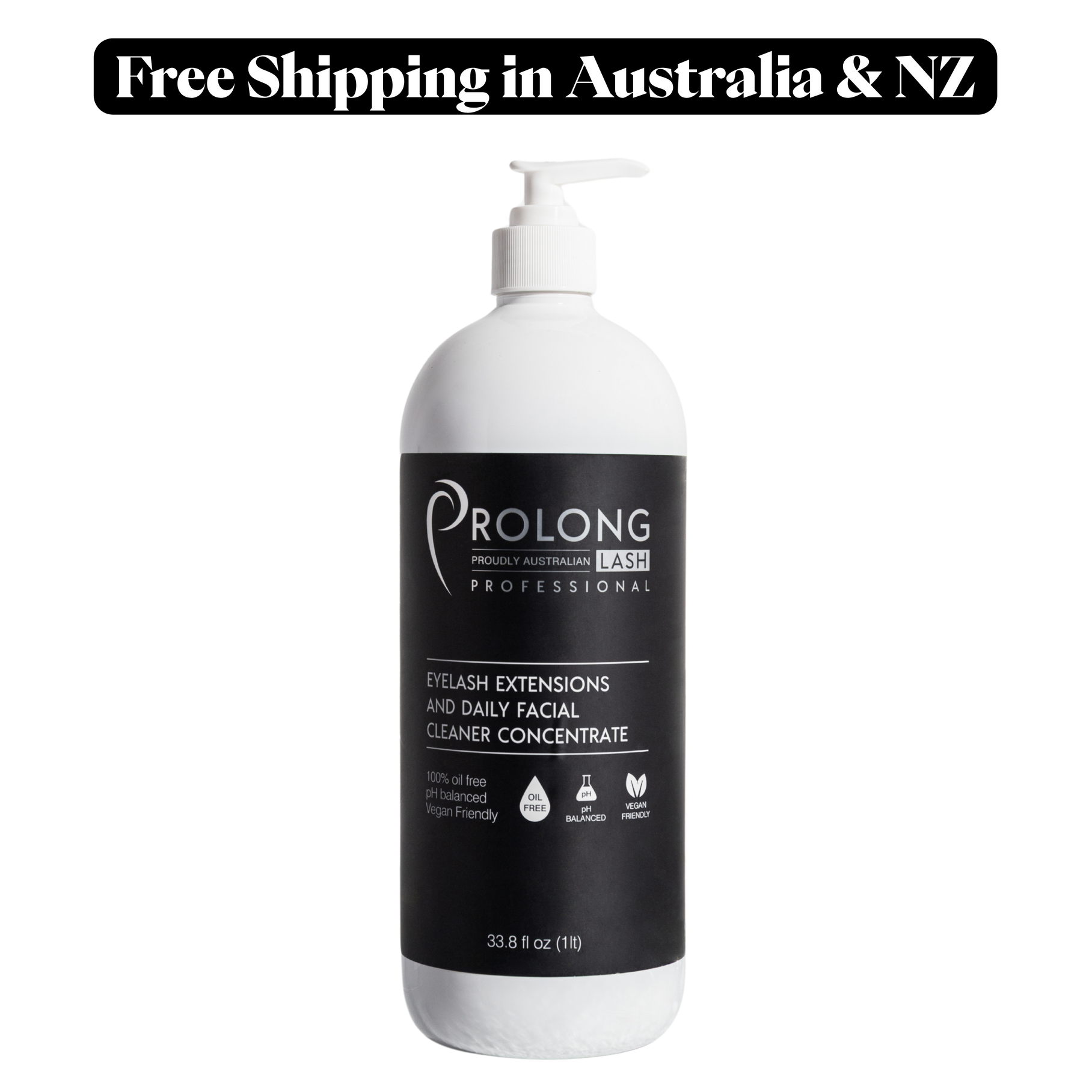 Eyelash Extension Cleanser Concentrate - 1 Litre Pump Bottle