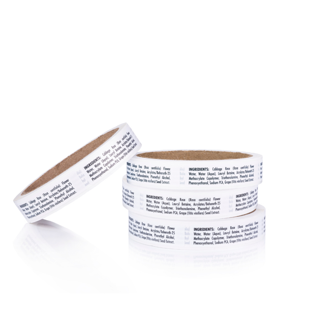 Cleanser Ingredient Labels (200 labels)